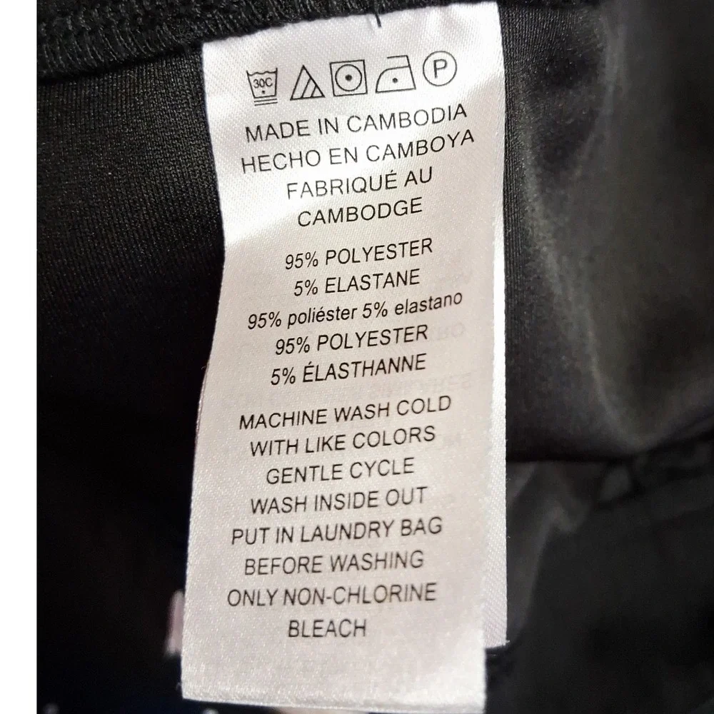 Michael Kors Black Belted Straight Leg Trousers Size 16 Wide Leg Relaxed Fit
